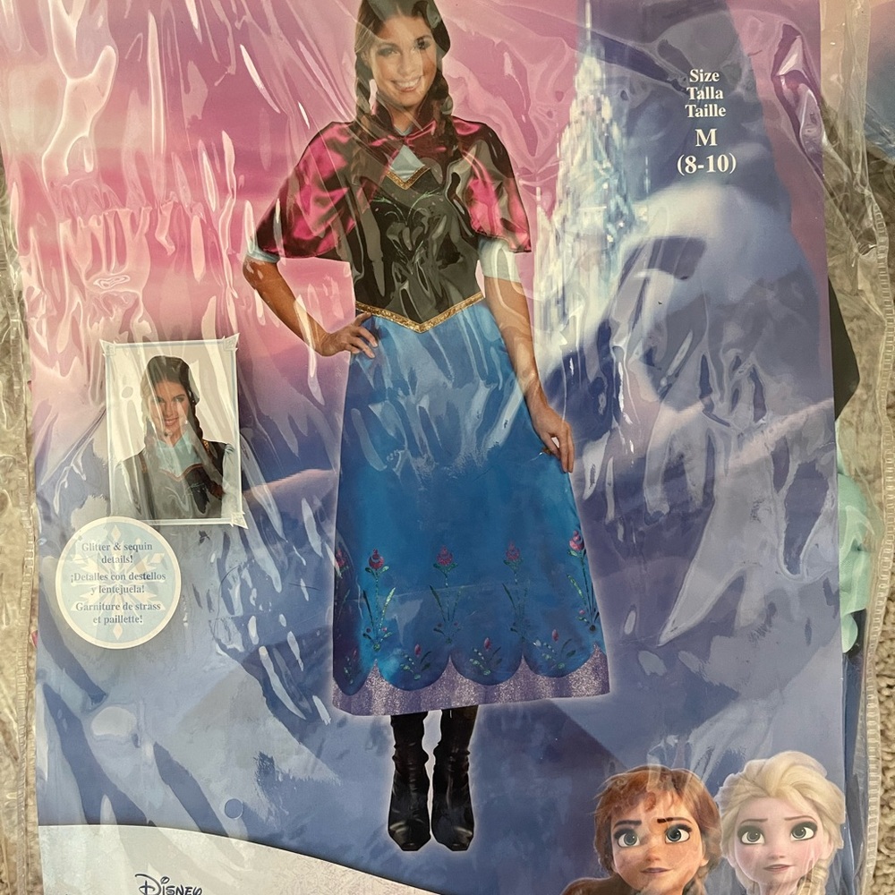 Disney Frozen Anna Costume Dress Size M (8-10)